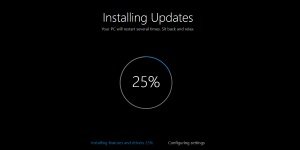 windows10 upgrade loading screen