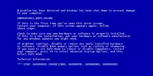 windows blue death cmos error kernel panic